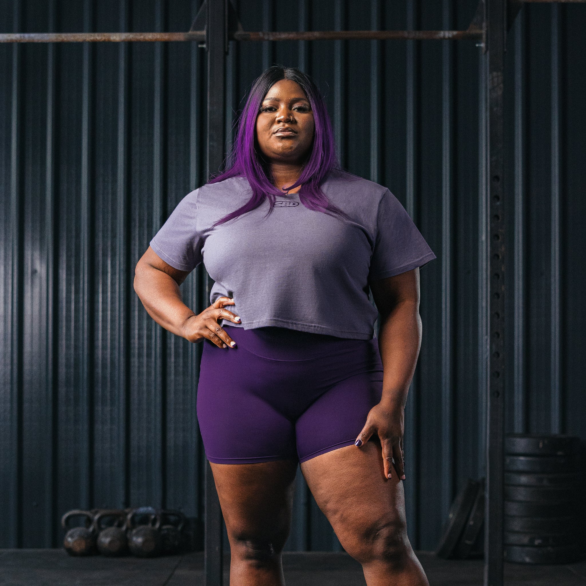 SBD Crop Top Aspire Limited Edition - Laverder - Image 4