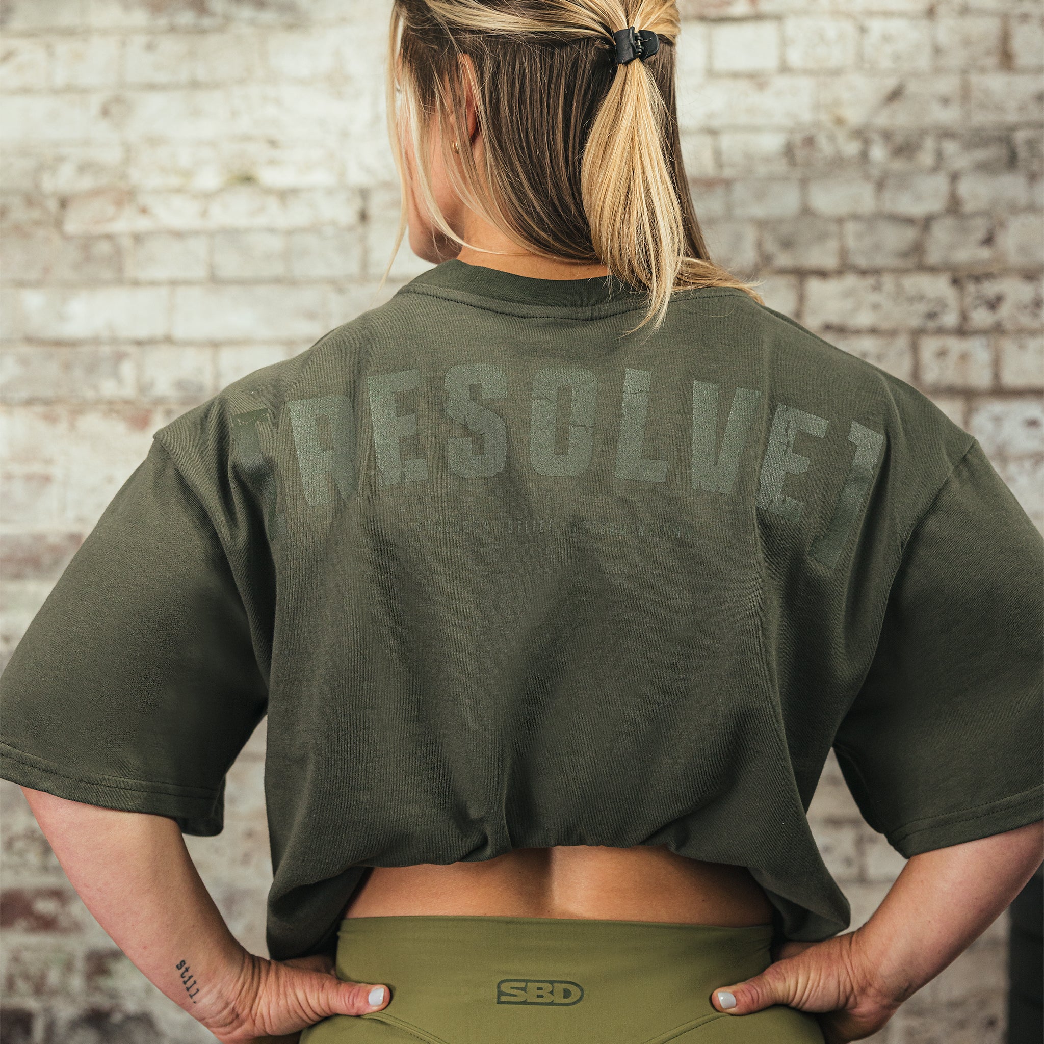 SBD Oversized shirt Resolve Limited Edition - Khaki - Image 6