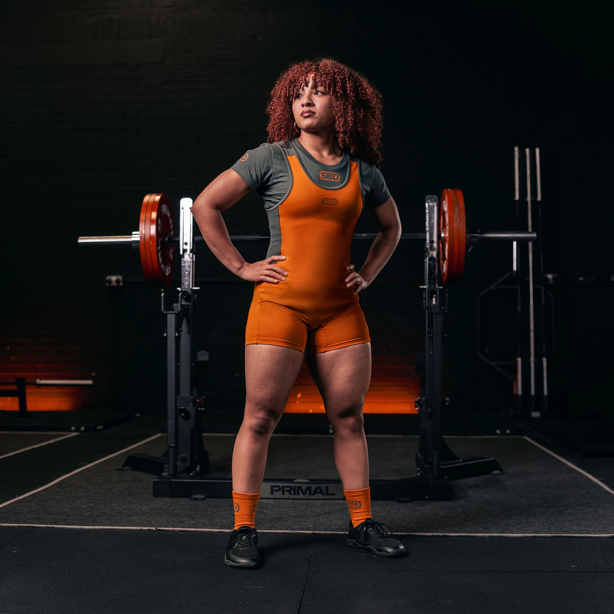 SBD Powerlifting Singlet - FORGE Limited Edition ORANGE - Image 3