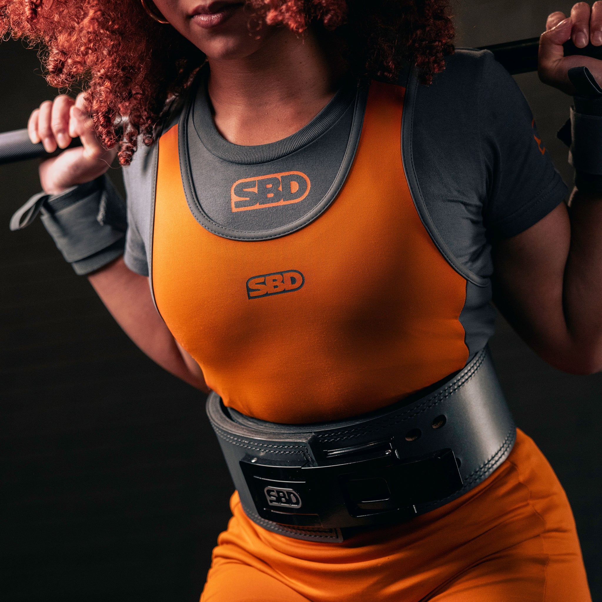 SBD Powerlifting Singlet - FORGE Limited Edition ORANGE - Image 4